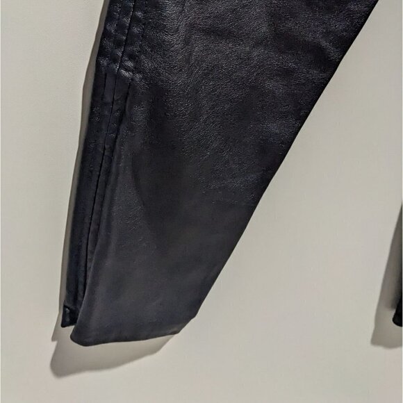 FREE People | Lana Vegan Leather Legging in Black - Picture 6 of 13